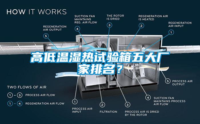 高低温湿热试验箱五大厂家排名?