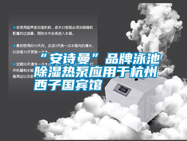 “xk星空体育官网”品牌泳池除湿热泵应用于杭州西子国宾馆