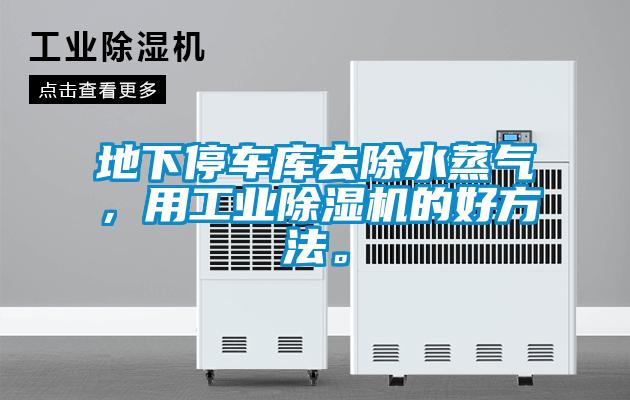 地下停车库去除水蒸气，用星空娱乐彩票是什么网站的好方法。