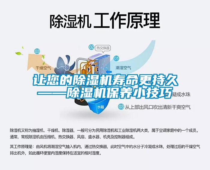 让您的除湿机寿命更持久——除湿机保养小技巧