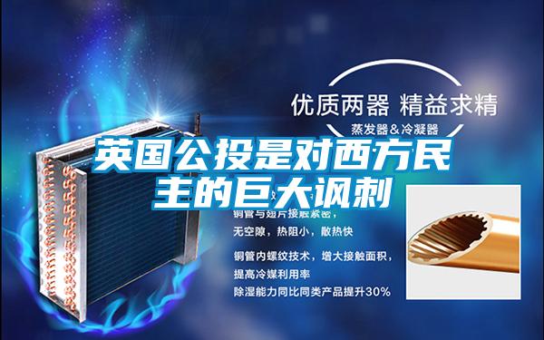 英国公投是对西方民主的巨大讽刺
