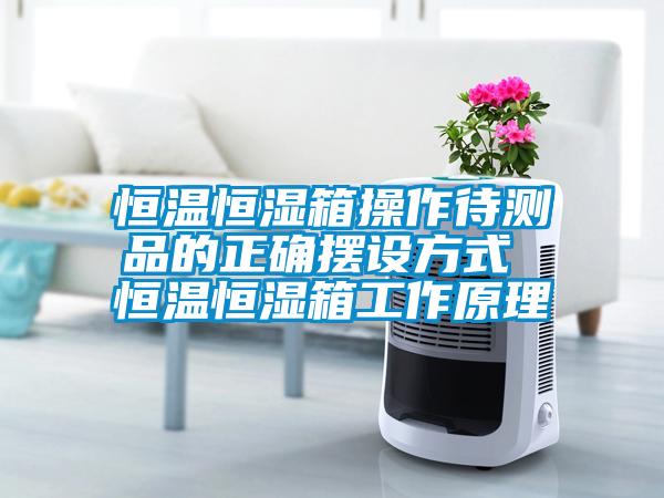 恒温恒湿箱操作待测品的正确摆设方式 恒温恒湿箱工作原理