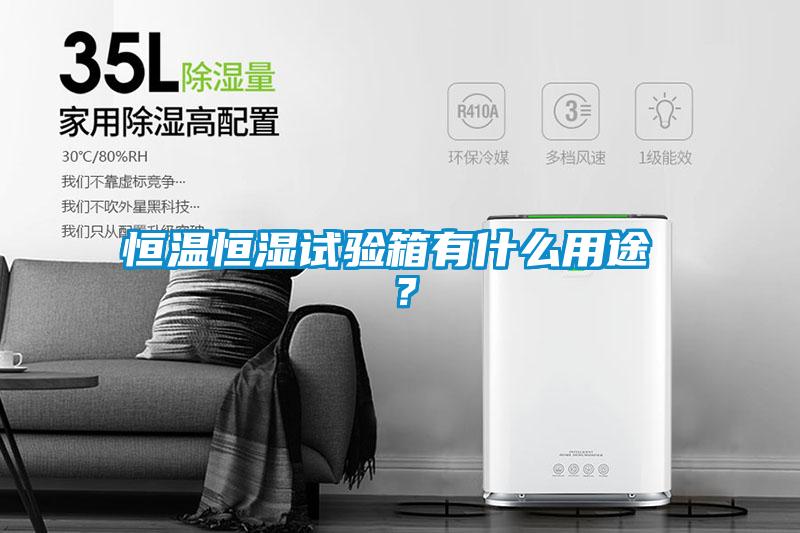 恒温恒湿试验箱有什么用途 ？