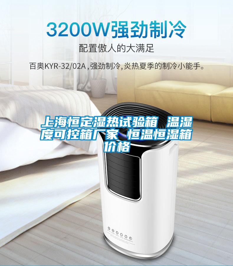 上海恒定湿热试验箱 温湿度可控箱厂家 恒温恒湿箱价格