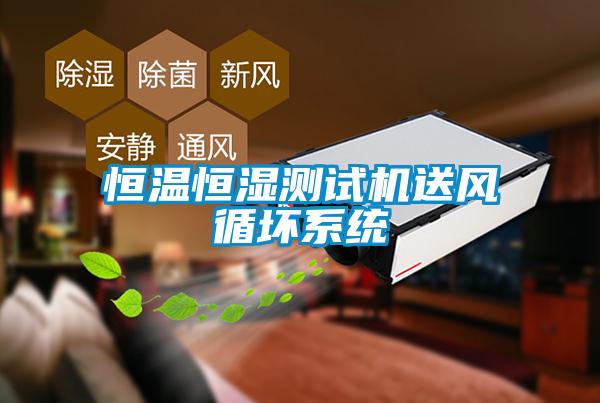 恒温恒湿测试机送风循坏系统
