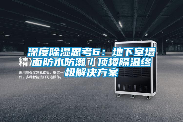 深度除湿思考6：地下室墙面防水防潮／顶楼隔温终极星空app6下载