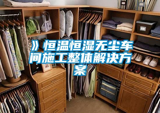 》恒温恒湿无尘车间施工整体星空app6下载