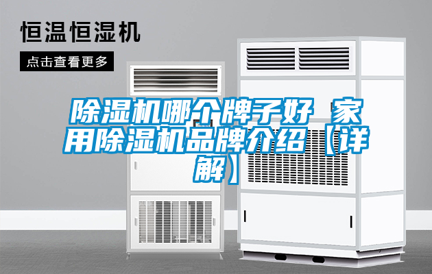 除湿机哪个牌子好 星空体育app官网品牌介绍【详解】