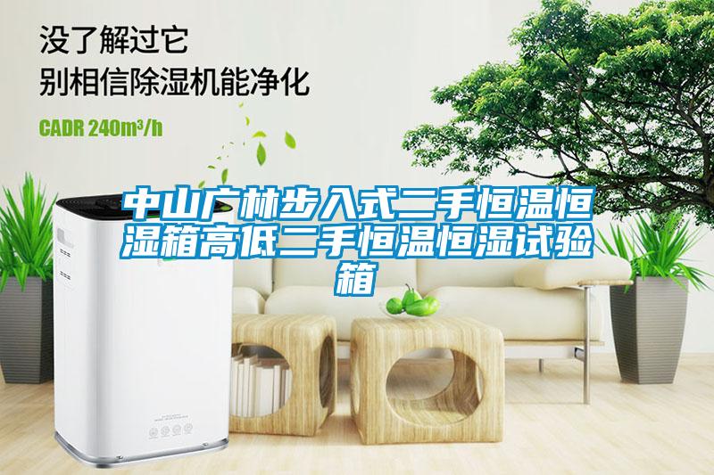 中山广林步入式二手恒温恒湿箱高低二手恒温恒湿试验箱