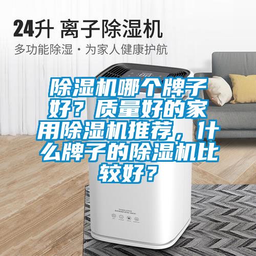 除湿机哪个牌子好？质量好的星空体育app官网推荐，什么牌子的除湿机比较好？