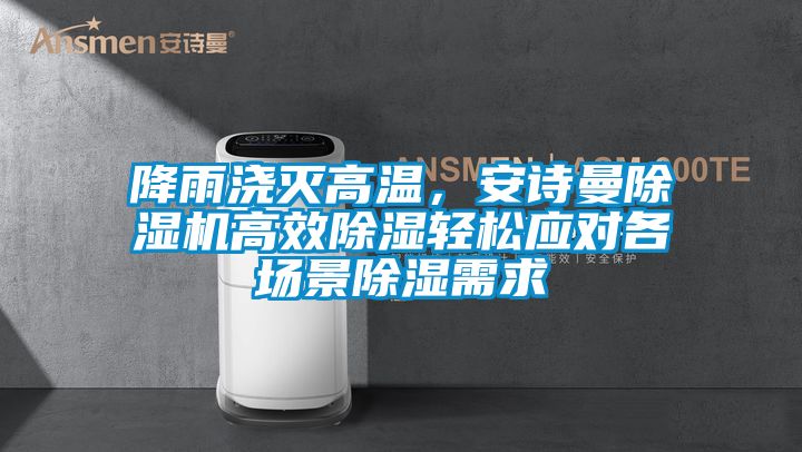 降雨浇灭高温，xk星空体育官网除湿机高效除湿轻松应对各场景除湿需求