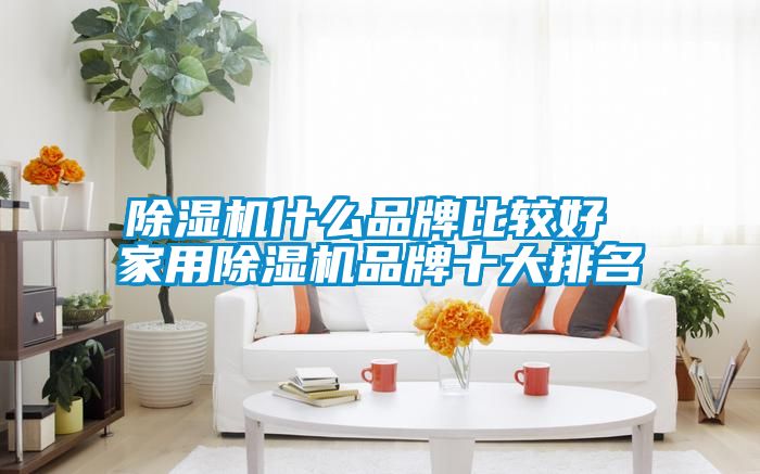 除湿机什么品牌比较好 星空体育app官网品牌十大排名