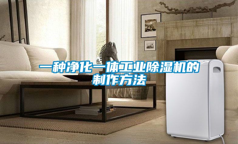 一种净化一体星空娱乐彩票是什么网站的制作方法
